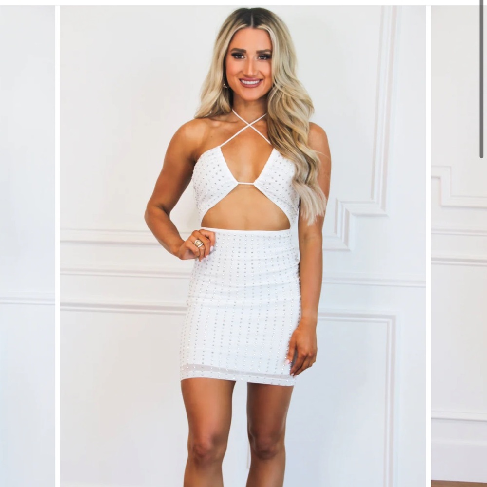 Bella and Bloom FLASHING LIGHTS EMBELLISHED BODYCON DRESS